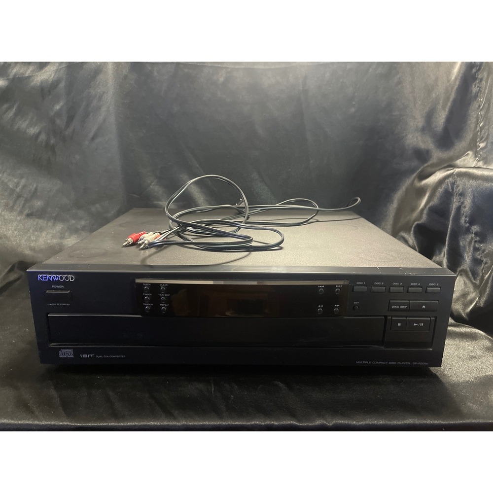 Kenwood DP-R3080 5-Disc Carousel CD Player Changer Vintage 1996 Hi-Fi WORKS